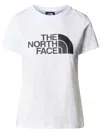 The North Face Half Dome Cropped Chest Print T-shirt In White