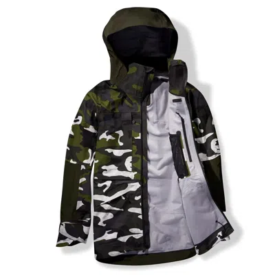 Pre-owned The North Face A-cad Futurelight Jacket Steep Series Women's Sizes S M L Dwr Ski In Rocko Green Multi Camo Print