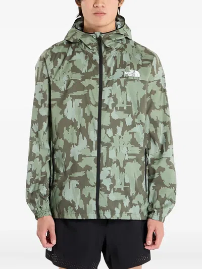 THE NORTH FACE ABSTRACT-PRINT HOODED JACKET