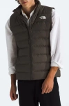 The North Face Aconagua 3 Puffer Vest In Brown