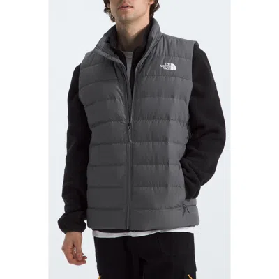 The North Face Aconagua 3 Puffer Vest In Gray