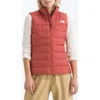 The North Face Aconagua 3 Puffer Vest In Red