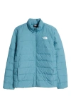 The North Face Aconcagua 3 Durable Water Repellent Parka In Algae Blue