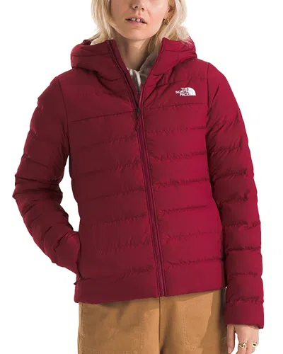 The North Face Aconcagua 3 Hooded Jacket In Raspberry/cherry Red