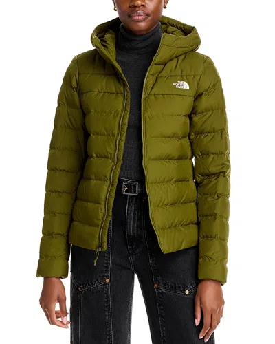 The North Face Aconcagua 3 Hooded Jacket In Forest Olive