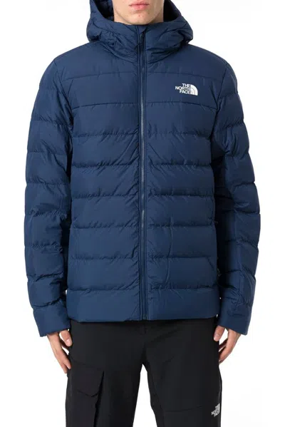 The North Face Men's Aconcagua 3 Zip-front Hooded Jacket In Summit Navy-npf