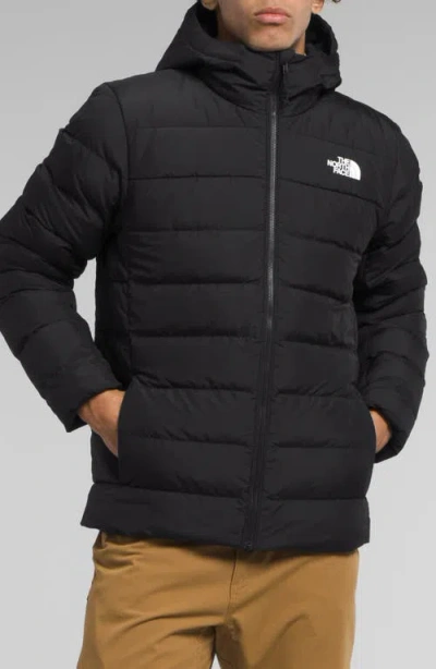 The North Face Aconcagua 3 Water Repellent Hood Jacket In Black