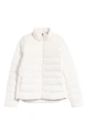 The North Face Aconcagua 3 Water Repellent Jacket In White Dune