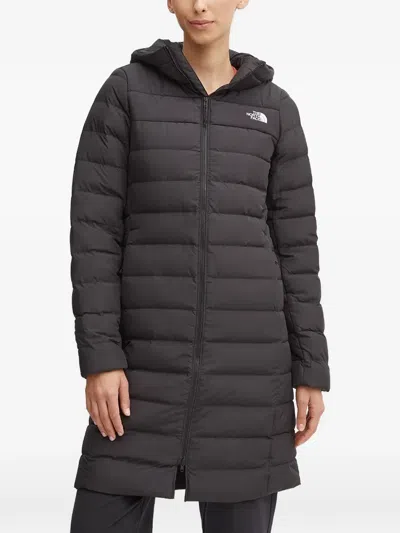 The North Face Aconcagua Hooded Padded Parka Coat In Black