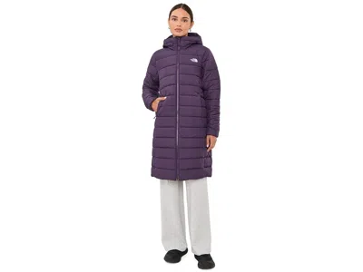 The North Face Aconcagua Hooded Parka Women's Coat Endless Dusk: Md, Polyester In Purple