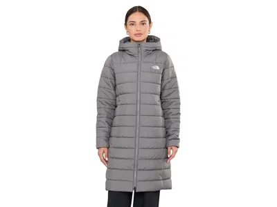 The North Face Aconcagua Hooded Parka Women's Coat Smoked Pearl: Sm, Polyester In Gray