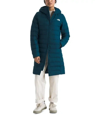 The North Face Aconcagua Jacket Women's Blue 600-down Hooded Parka Sgn1500