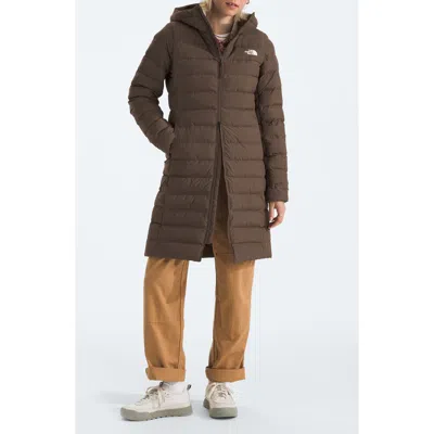 The North Face Aconcagua Parka Jacket In Brown