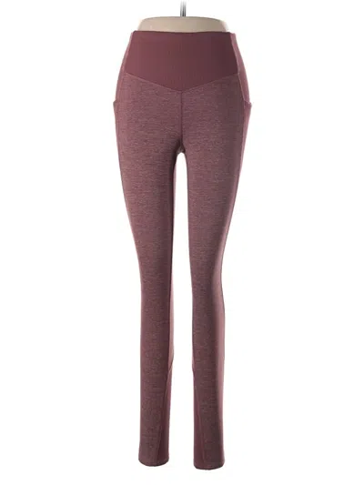 Pre-owned The North Face Active Pants In Burgundy