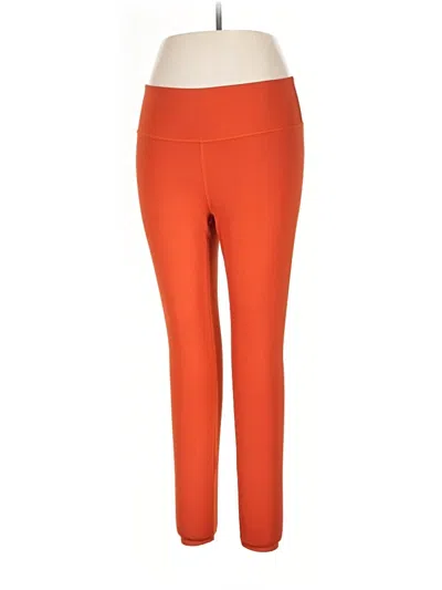 Pre-owned The North Face Active Pants In Orange