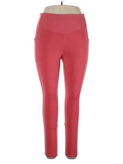 Pre-owned The North Face Active Pants In Red