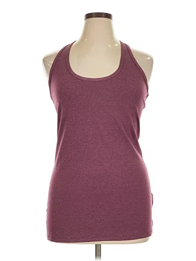Pre-owned The North Face Active Tank Top In Burgundy