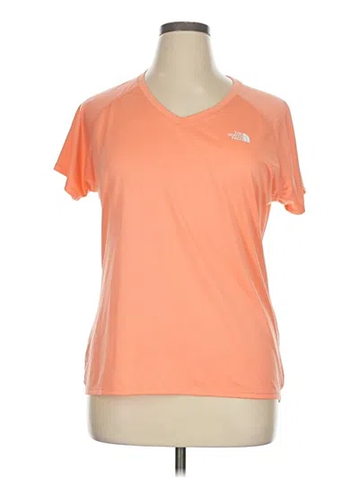 Pre-owned The North Face Active T-shirt In Orange