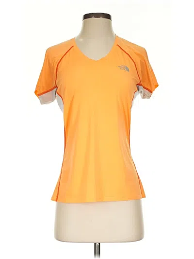 Pre-owned The North Face Active T-shirt In Orange