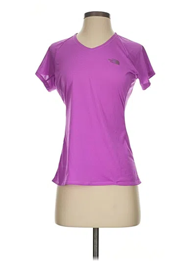 Pre-owned The North Face Active T-shirt In Purple