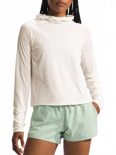 The North Face Adventure Sun Hoodie In White Dune