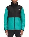 The North Face Alamosa Wind Jacket Mens Black Long Sleeve Full Zip Sgn1616 In Green
