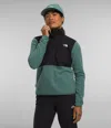 The North Face Alpine Polartec 100 Nf0a84qikib Jacket Womens Snap App480 In Black