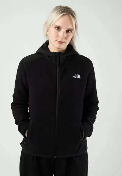 The North Face Alpine Polartec 200 Jacket Womensblack Hooded Full Zip Sgn1555 In Black