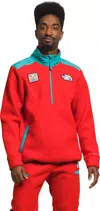 THE NORTH FACE ALPINE POLARTEC 200 NF0A7UJ8OW7 SWEATSHIRT MEN'S RED SGN1209