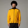 The North Face Alpine Polartec 200 Nf0a7wwlzu3 Jacket Mens Gold Full Zip Sgn1176 In Yellow