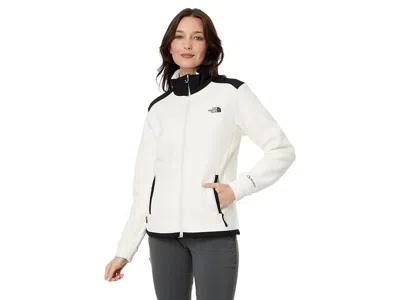 The North Face Alpine Polartec Jacket Women's White Black Full Zip Gbo284