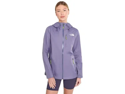 The North Face Alta Vista Rain Jacket Women's Coat Grounded Plum: Xl, Nylon In Purple