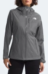 The North Face Alta Vista Water Repellent Hooded Jacket In Smoked Pearl