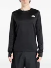 The North Face Long-sleeved T-shirt In Black