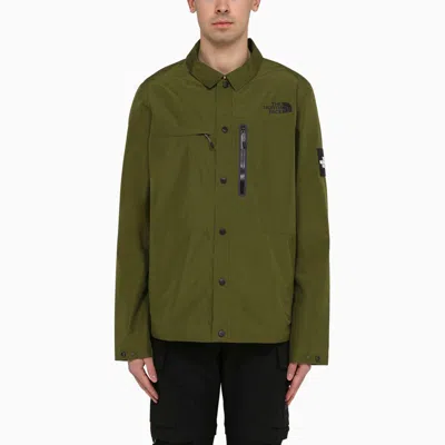 The North Face Amos Tech Forest Olive Shirt Jacket In Green