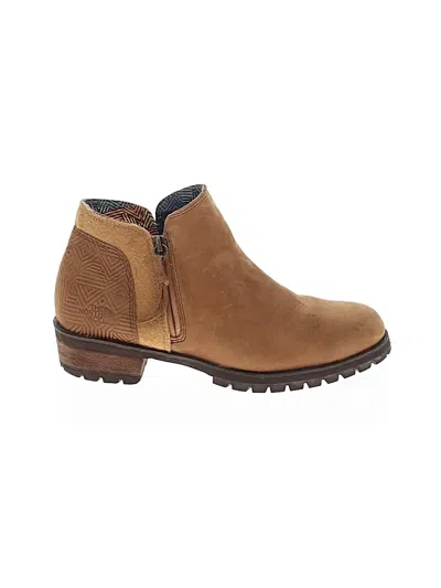 Pre-owned The North Face Ankle Boots In Tan