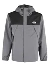 The North Face Antora Hooded Raincoat In Gray