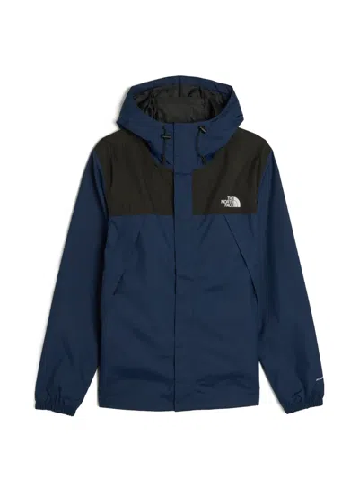 The North Face Seasonal Mountain Button Hooded Jacket In Blue
