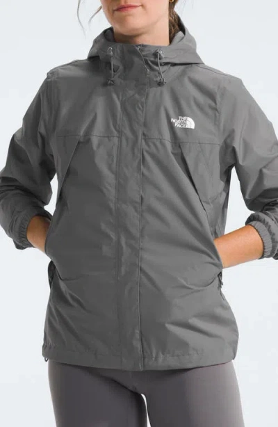 The North Face Antora Jacket In Smoked Pearl