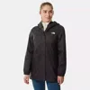 The North Face Antora Jacket Women's Black Waterproof Full Zip Parka Asm185 In Black