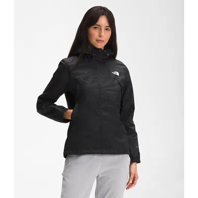 The North Face Antora Jacket Womens Black Long Sleeve Full Zip Hooded Gbo478