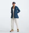 The North Face Antora Waterproof Hooded Parka In Blue