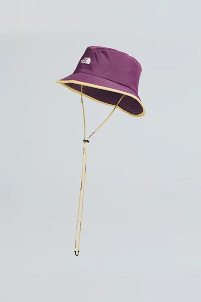 The North Face Antora Rain Bucket Hat In Plum, Men's At Urban Outfitters In Purple