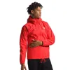 The North Face Antora Waterproof Hooded Rain Jacket In Red
