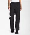 The North Face Antora Rain Pants Women's Black Straight Leg Ski Sgn1516 In Black