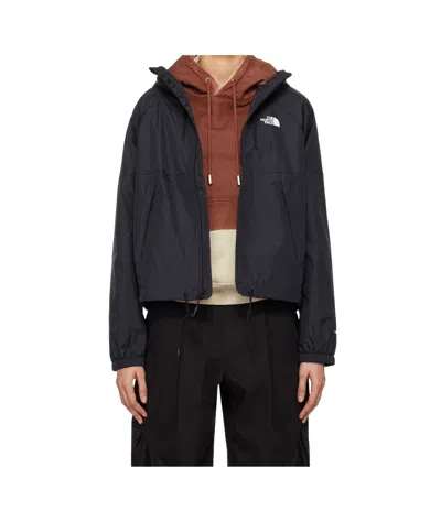 The North Face Black Antora Rain Jacket In 4h0 Tnf Black-npf