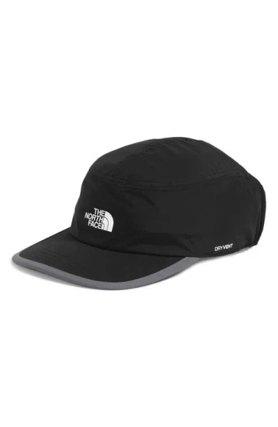The North Face Antora Waterproof Baseball Cap In Tnf Black/smoked Pearl