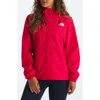 The North Face Antora Waterproof Hooded Rain Jacket In Hibiscus