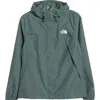 The North Face Antora Waterproof Hooded Rain Jacket In Duck Green