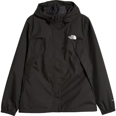 The North Face Antora Waterproof Hooded Rain Jacket In Tnf Black
